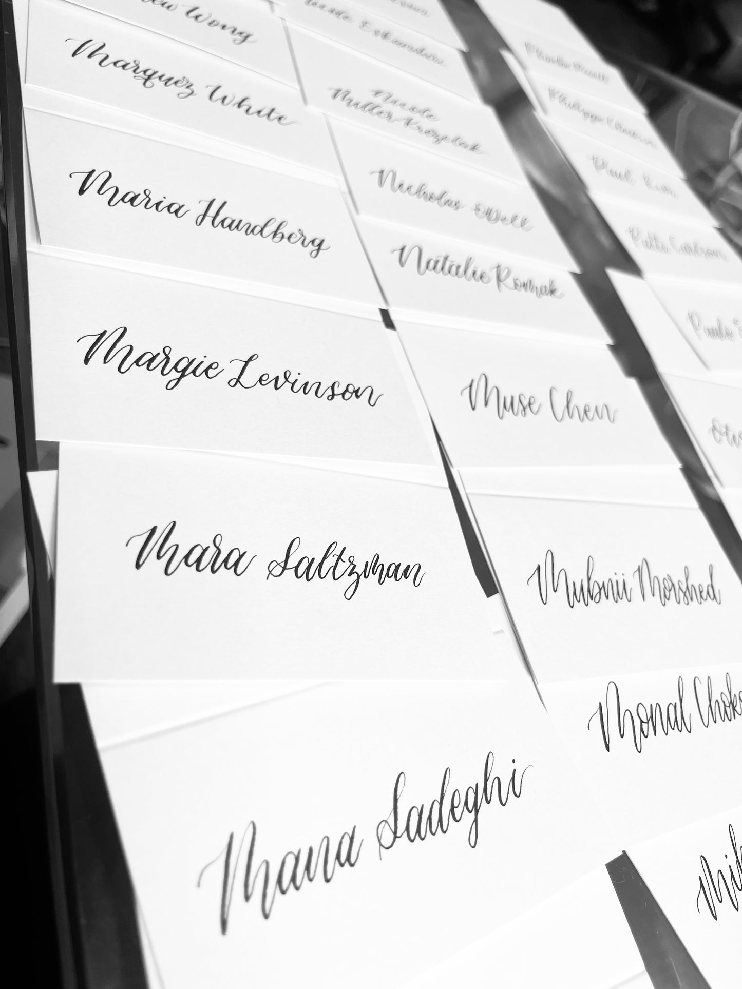 tented event place cards