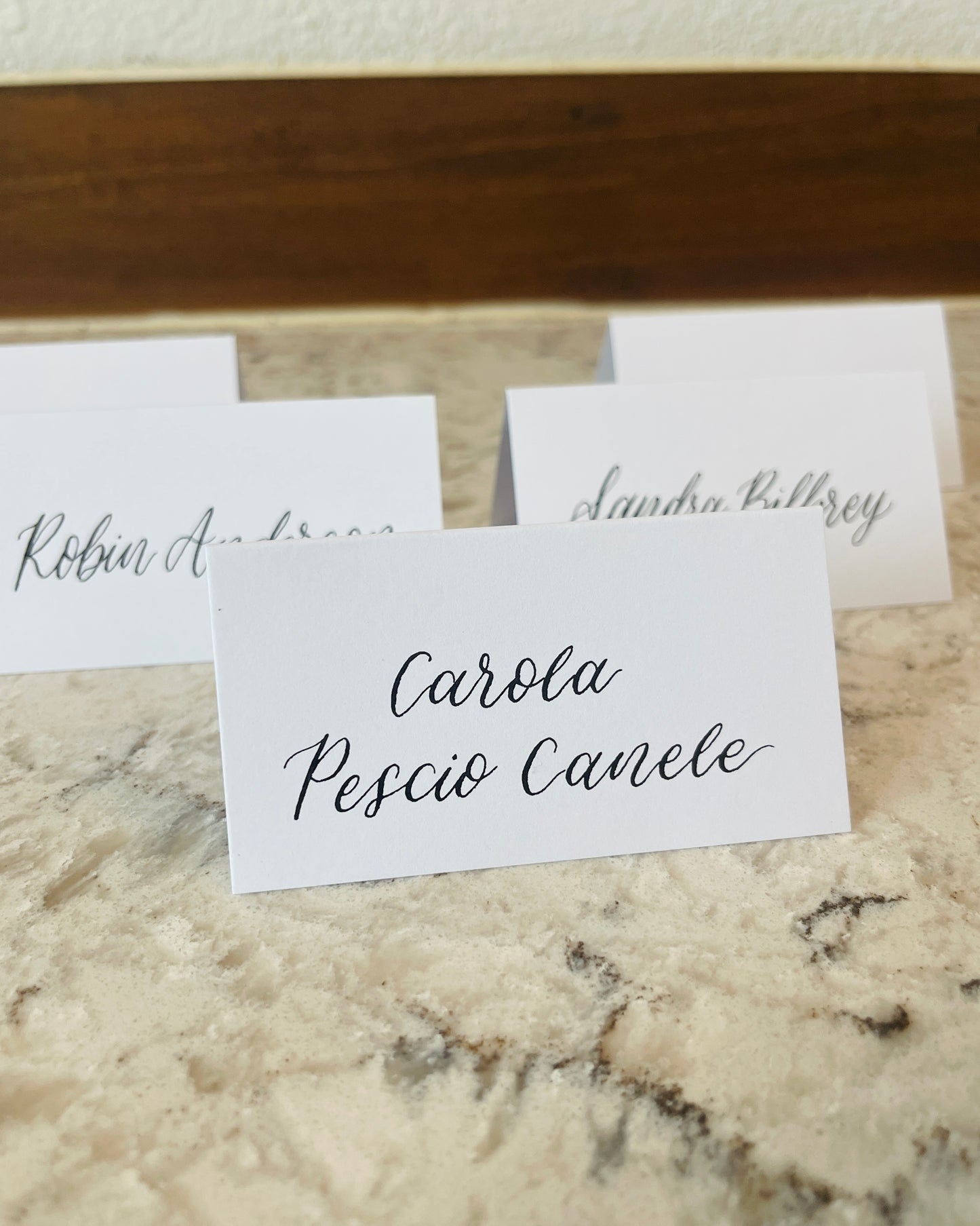tented place cards