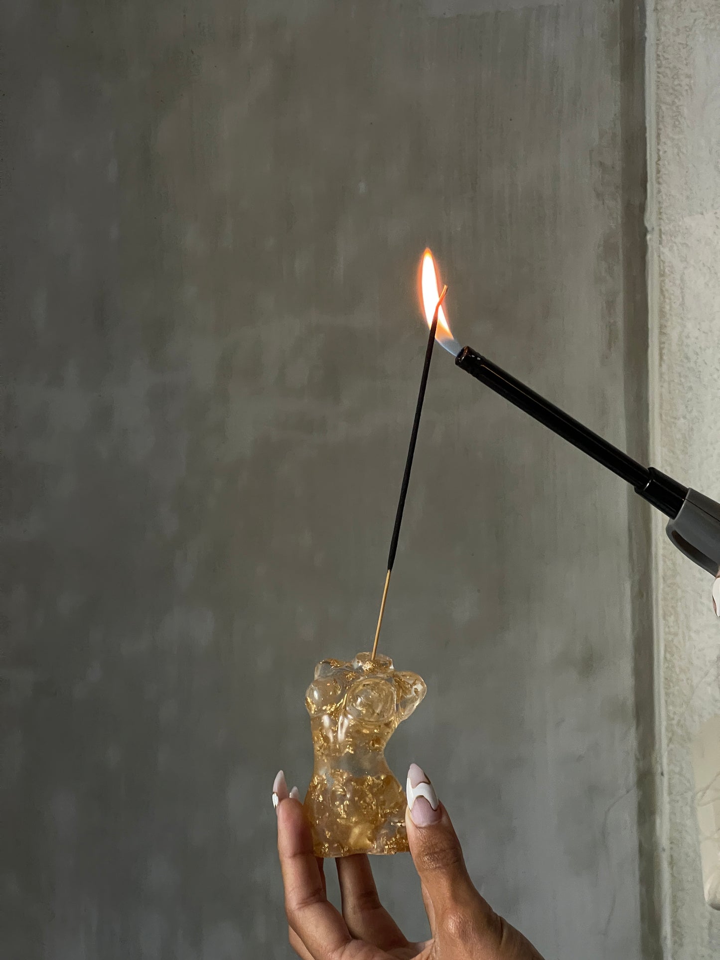 diosa incense holder -side bend- | all colors